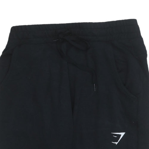 Gymshark Women's Black XS Jogger Sweatpants with Elastic Waist