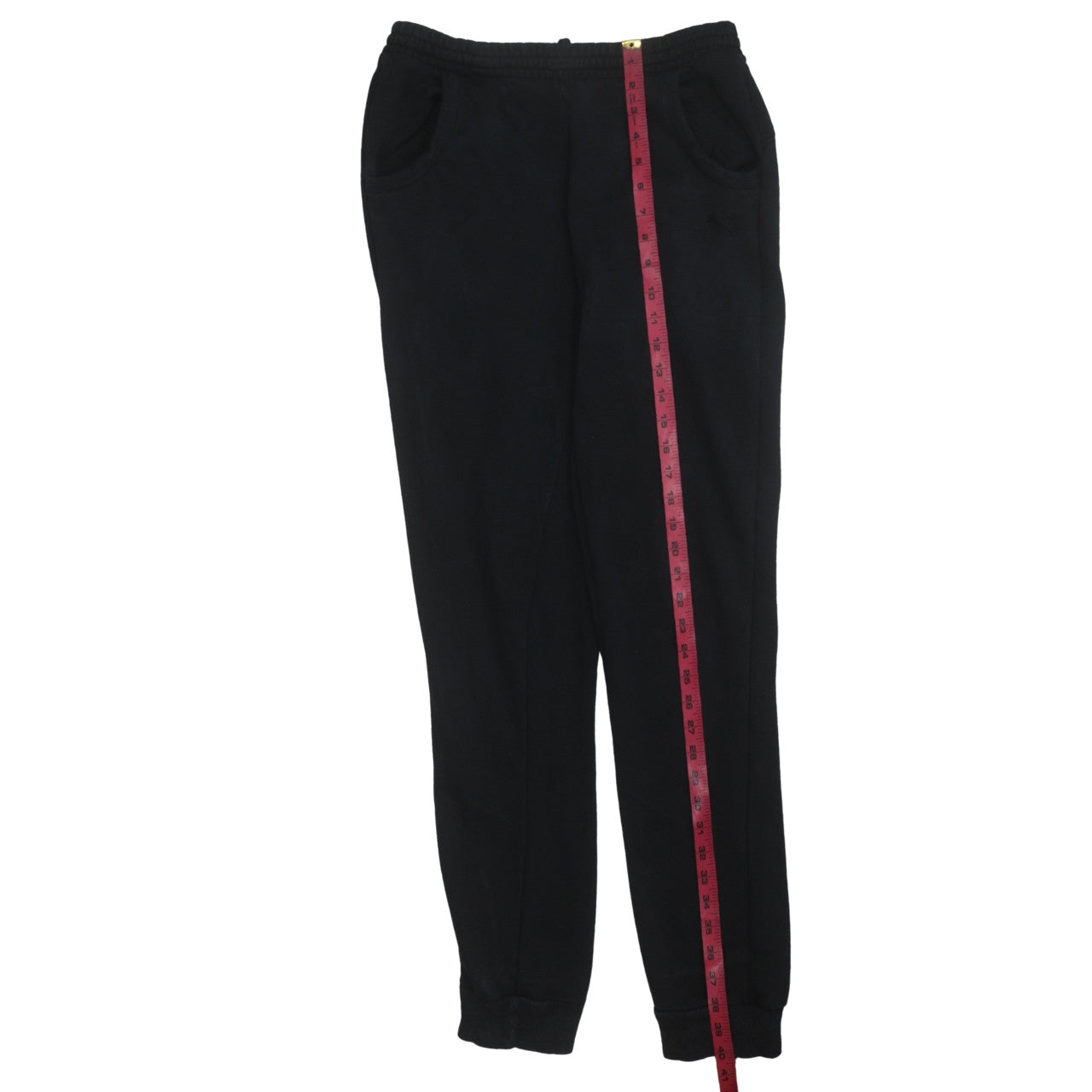 Puma Womens Black Size 10 Jogger Sweatpants Elastic Waist Lightweight