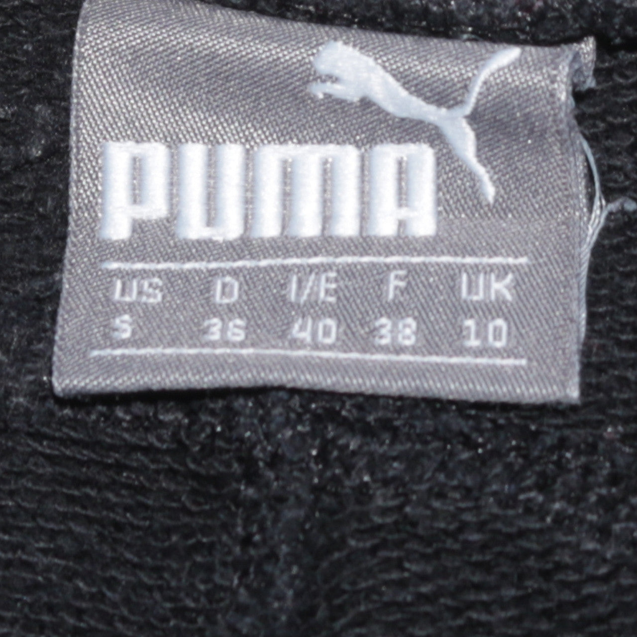 Puma Womens Black Size 10 Jogger Sweatpants Elastic Waist Lightweight