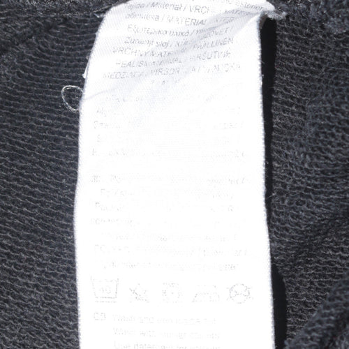 Puma Womens Black Size 10 Jogger Sweatpants Elastic Waist Lightweight
