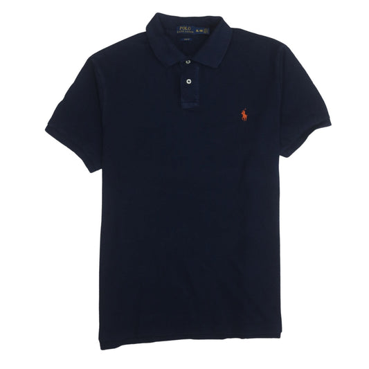 Ralph Lauren Men's Blue Slim Fit Polo Shirt XL Short Sleeve Cotton
