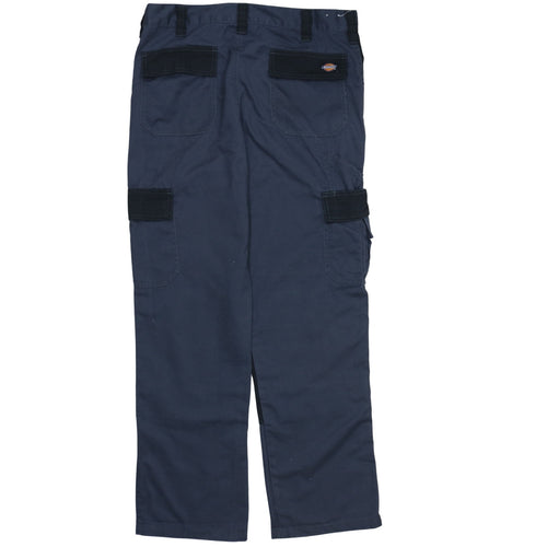 Dickies Men's Blue Cargo Work Trousers 33in Waist Regular Fit