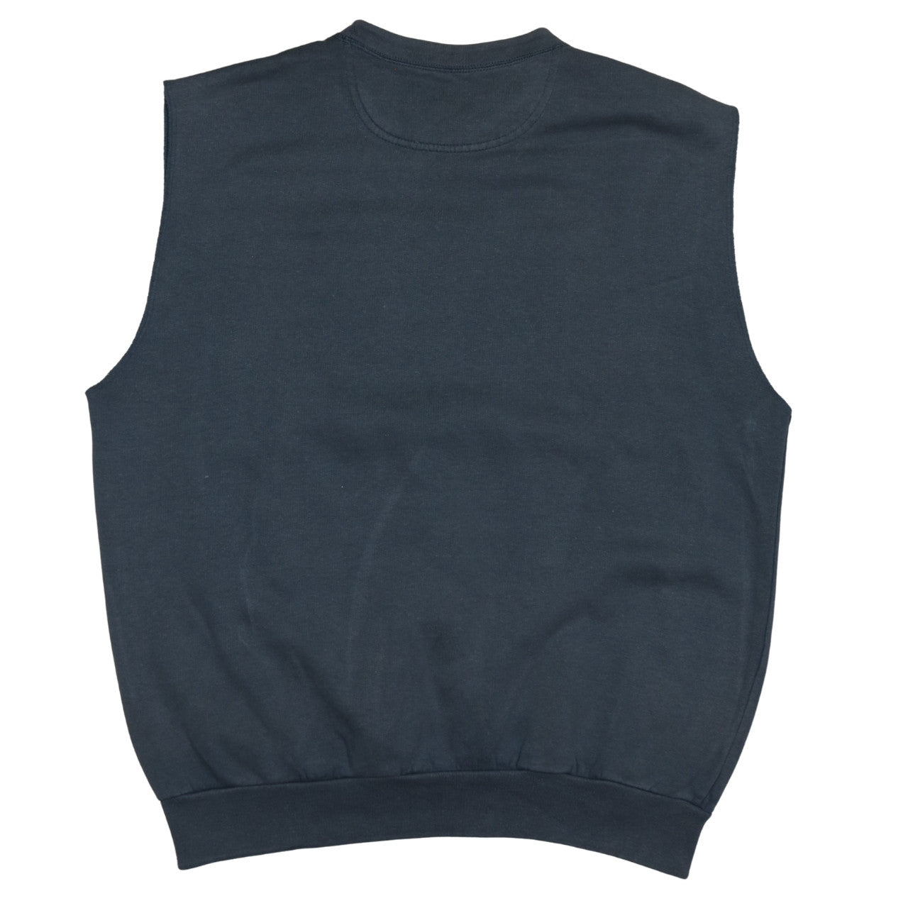 Champion Men's Blue Sleeveless Crew Neck Sweatshirt Vest L