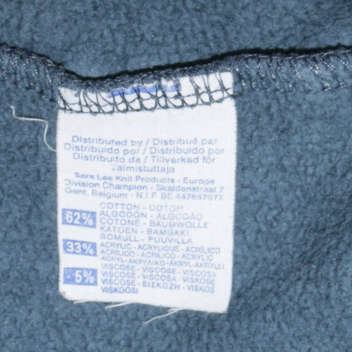 Champion Men's Blue Sleeveless Crew Neck Sweatshirt Vest L