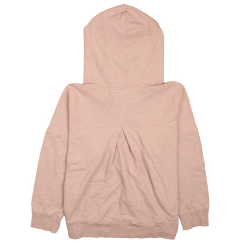 Calvin Klein Women Beige Hooded Pullover Sweatshirt L Relaxed Fit