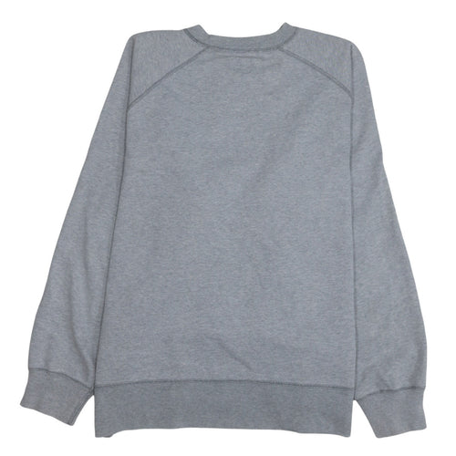 GAP Men's Grey Crew Neck Pullover Sweatshirt M Logo Print