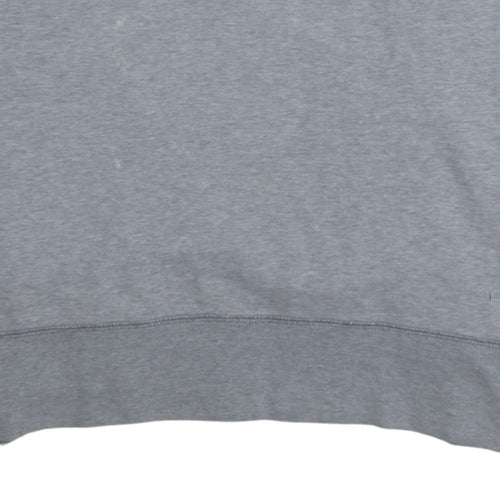 GAP Men's Grey Crew Neck Pullover Sweatshirt M Logo Print