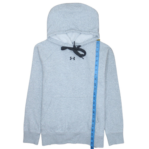 Under Armour Mens Grey Pullover Hoodie XS Sports Fleece