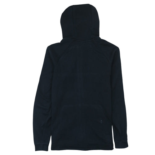 Nike Men's Black Small Full Zip Hoodie Cotton Blend Classic Style