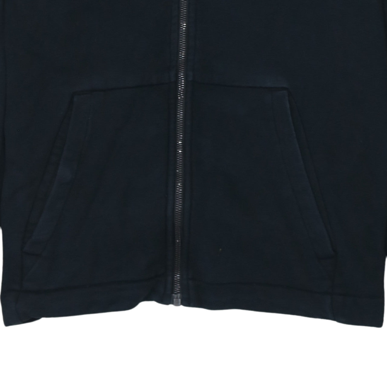 Nike Men's Black Small Full Zip Hoodie Cotton Blend Classic Style