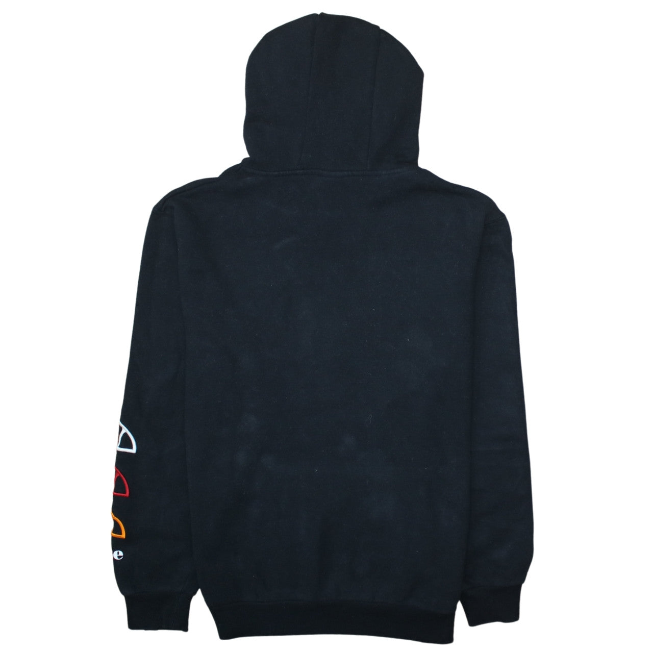 Ellesse Men's Black Pullover Hoodie S Logo Sleeve Casual Sportswear