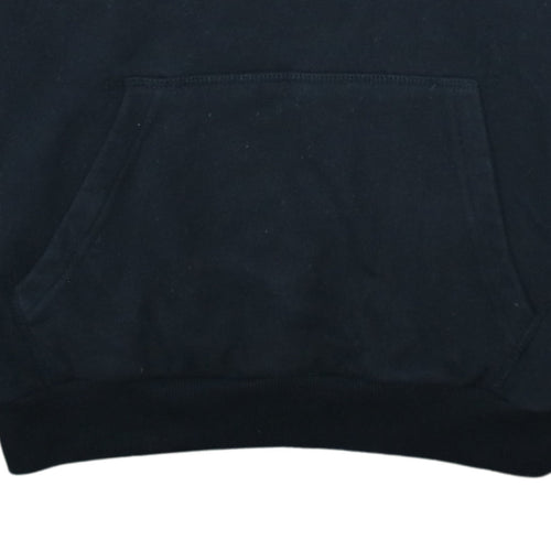 Ellesse Men's Black Pullover Hoodie S Logo Sleeve Casual Sportswear