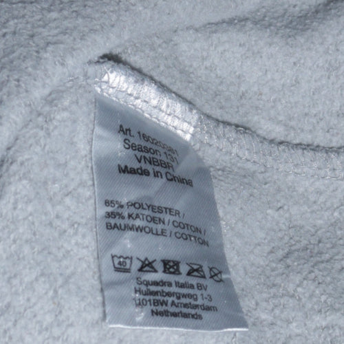 Lotto Men's Grey Crew Neck Logo Sweatshirt Size M