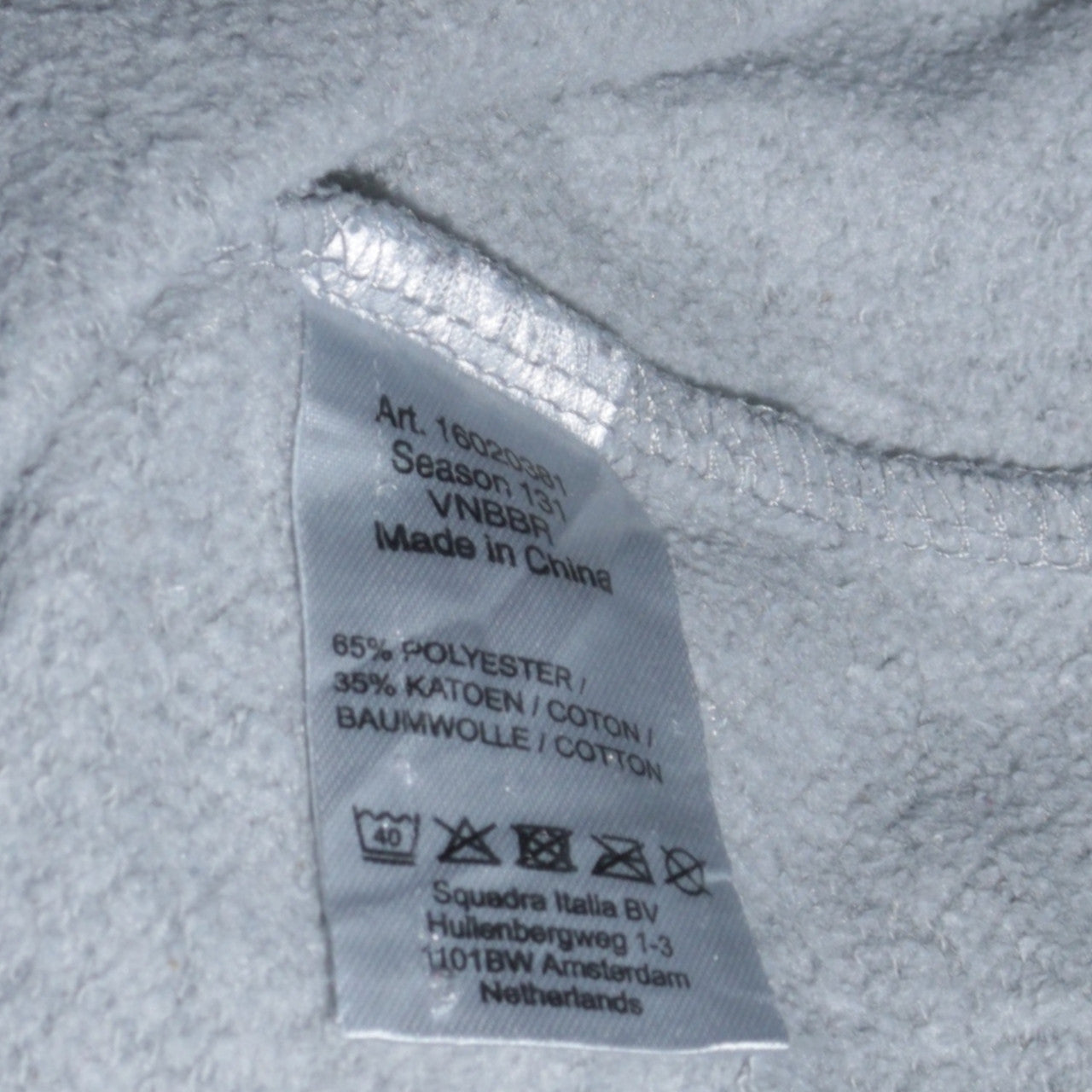 Lotto Men's Grey Crew Neck Logo Sweatshirt Size M