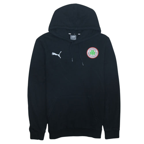 Puma Men's Black Cliftonville FC Pullover Hoodie Size S