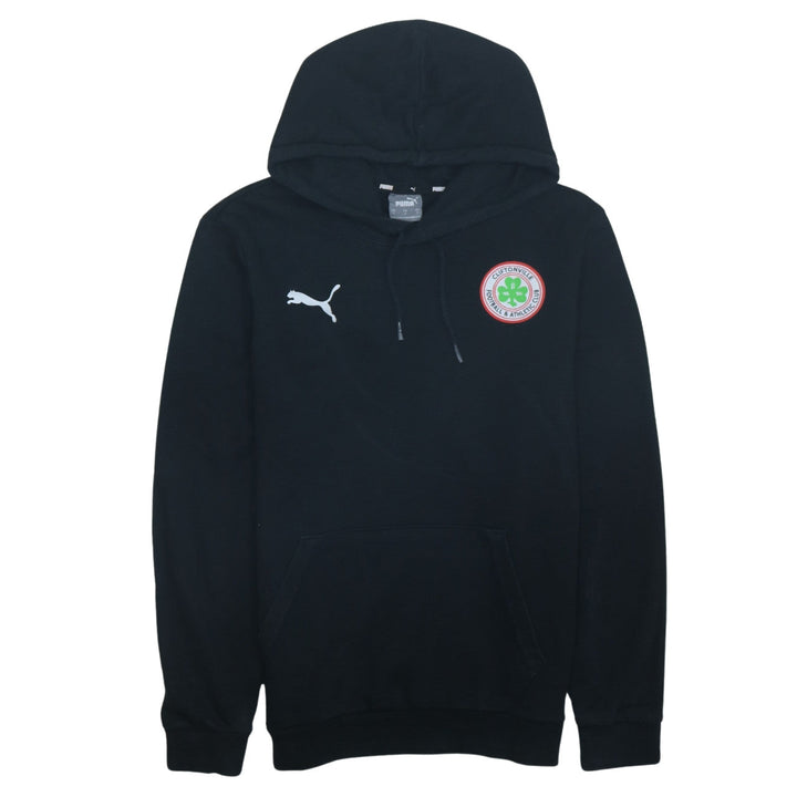 Puma Men's Black Cliftonville FC Pullover Hoodie Size S