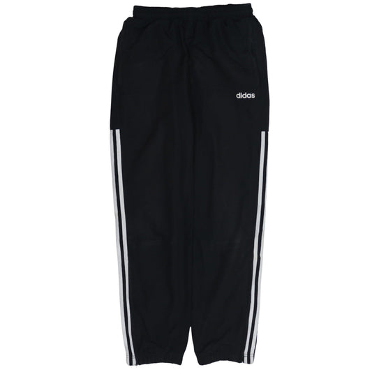 adidas Mens Black M Track Pants Elastic Waist Sport Trousers