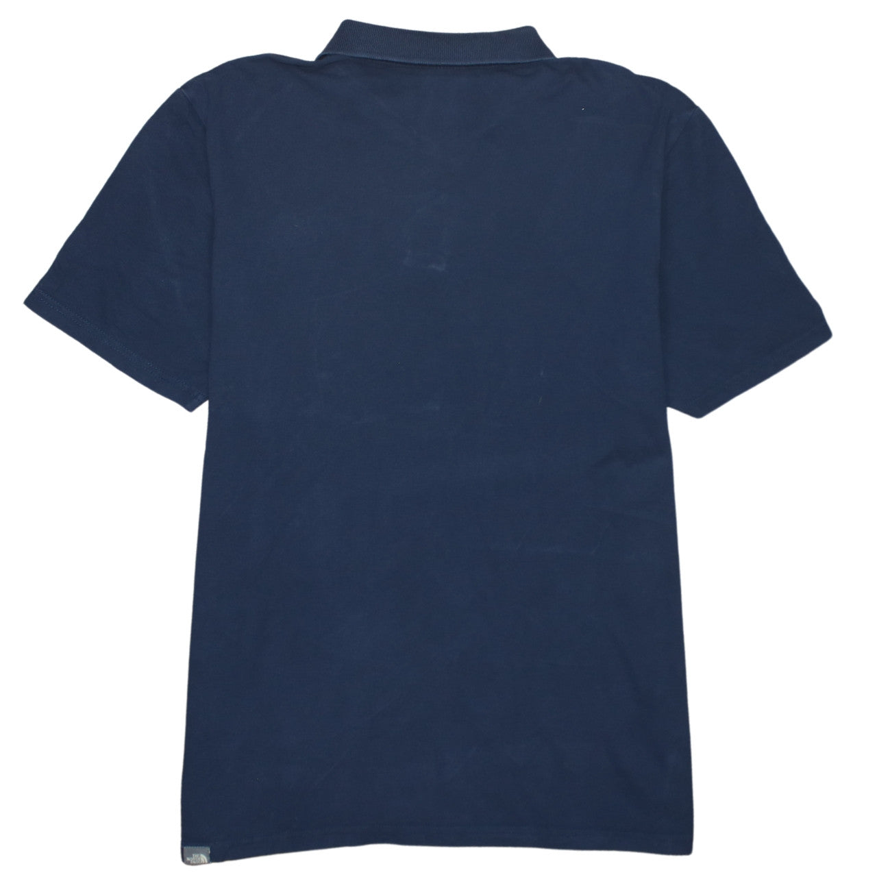 The North Face Men's Blue Cotton Polo Shirt Size L