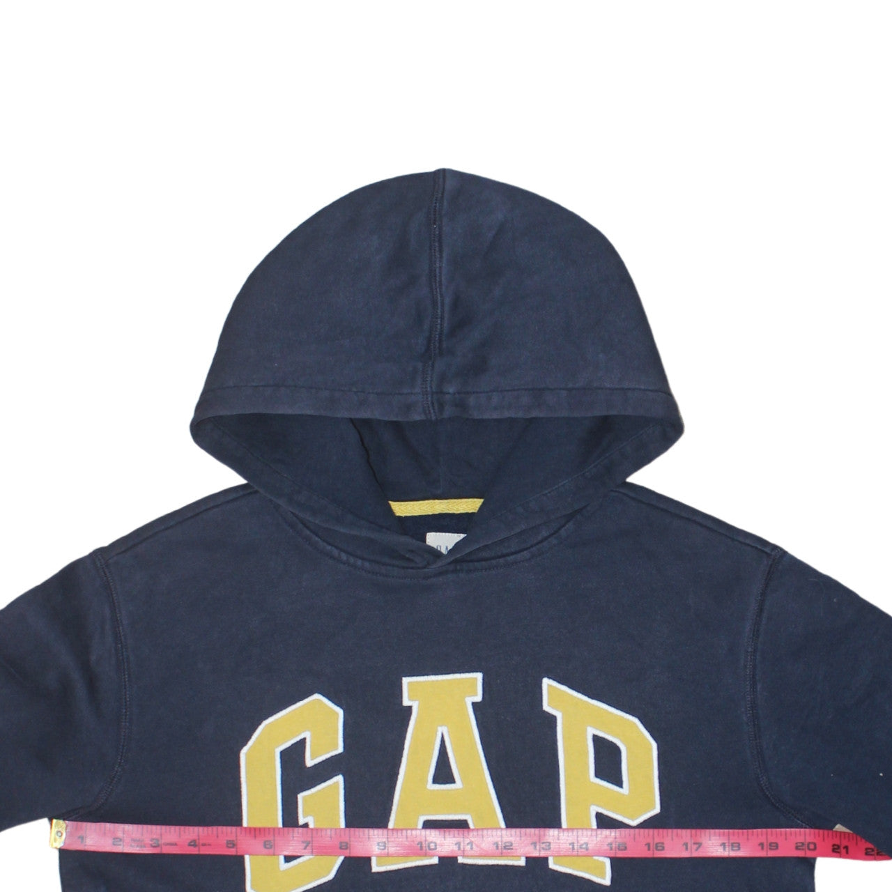 GAP Boys Blue Pullover Hoodie 14-16 Years Logo Fleece Sweatshirt