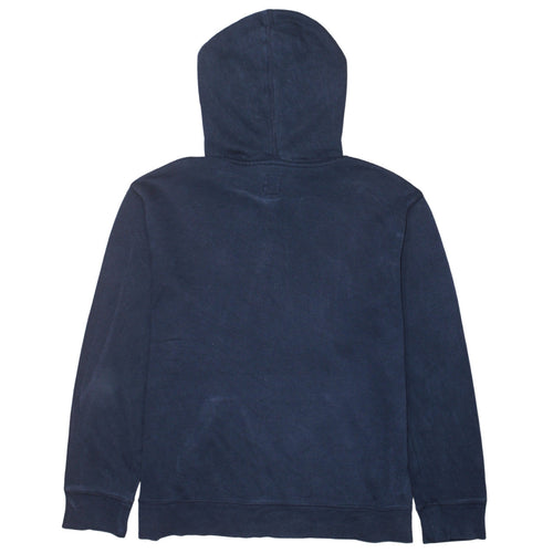 GAP Boys Blue Pullover Hoodie 14-16 Years Logo Fleece Sweatshirt