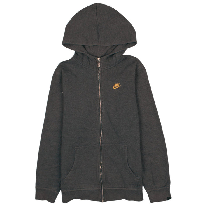 Nike Boys Grey Full Zip Fleece Hoodie XL - Hooded Sportswear