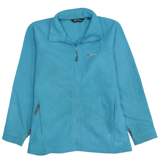 Berghaus Women's Blue Fleece Full Zip Jacket Size 14