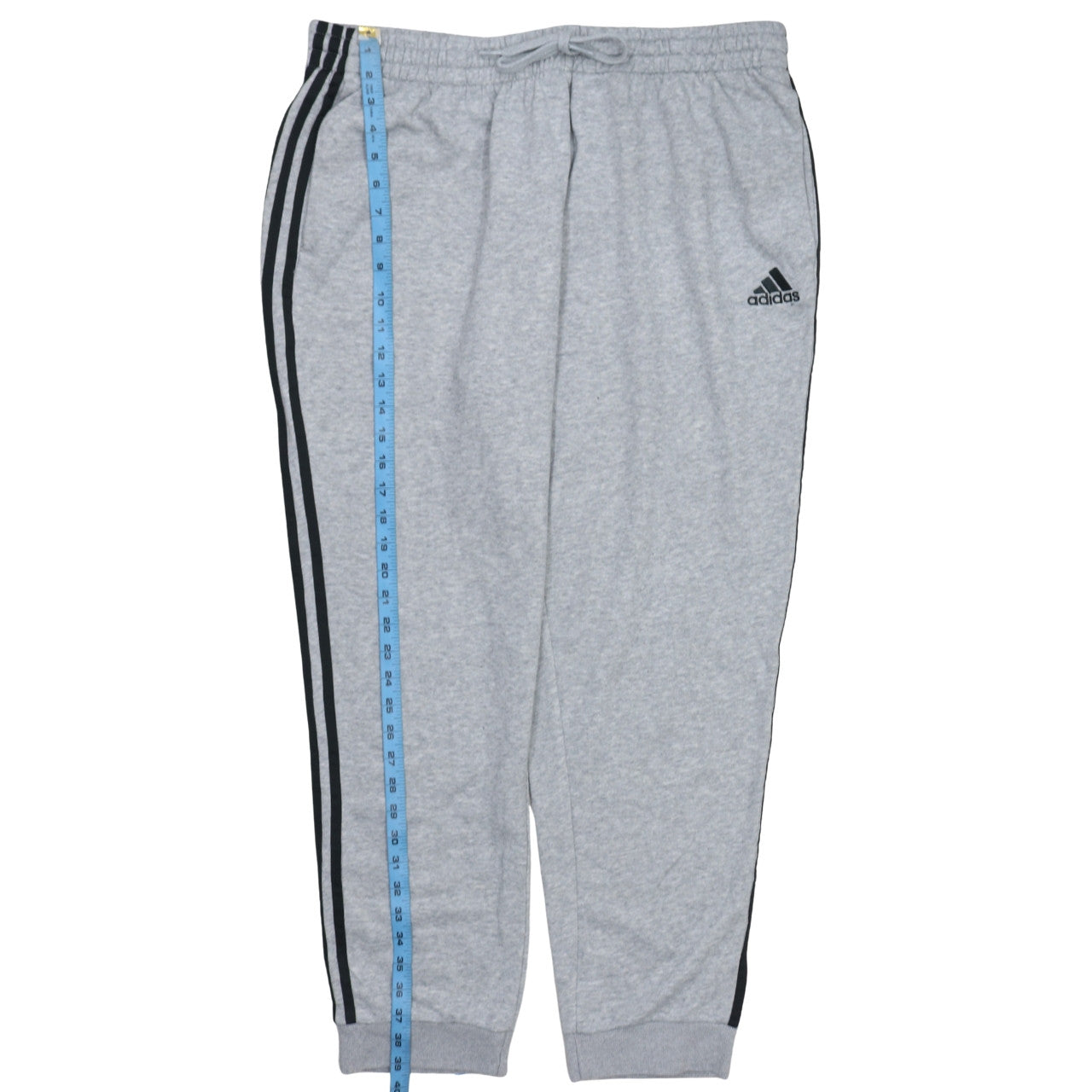 Adidas Men's Grey 2XL Jogger Sweatpants with Drawstring