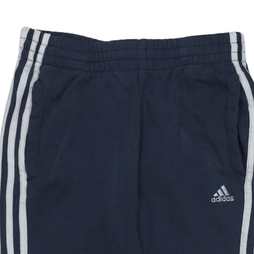 Adidas Boys Blue 11-12 Years Track Pants with Side Stripes
