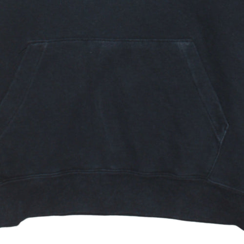Nike Men's Black Pullover Hoodie Small Logo Fleece Sweatshirt