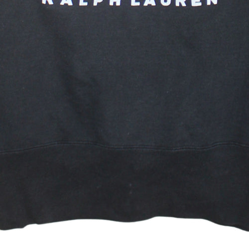 Ralph Lauren Polo Jeans Company Womens Black Small Pullover Sweatshirt