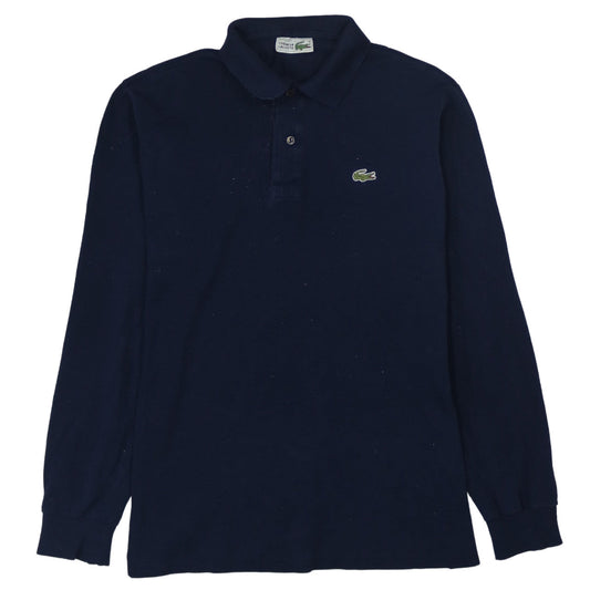Lacoste Men’s Navy Blue Long Sleeve Cotton Polo Shirt Size L