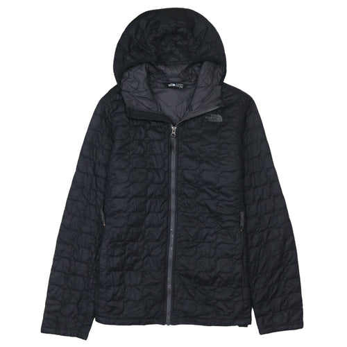 The North Face Boys Black Hooded Insulated Puffer Jacket XL 18-20 Years
