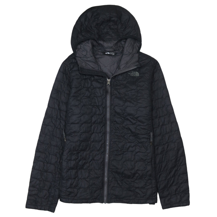 The North Face Boys Black Hooded Insulated Puffer Jacket XL 18-20 Years