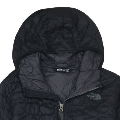The North Face Boys Black Hooded Insulated Puffer Jacket XL 18-20 Years