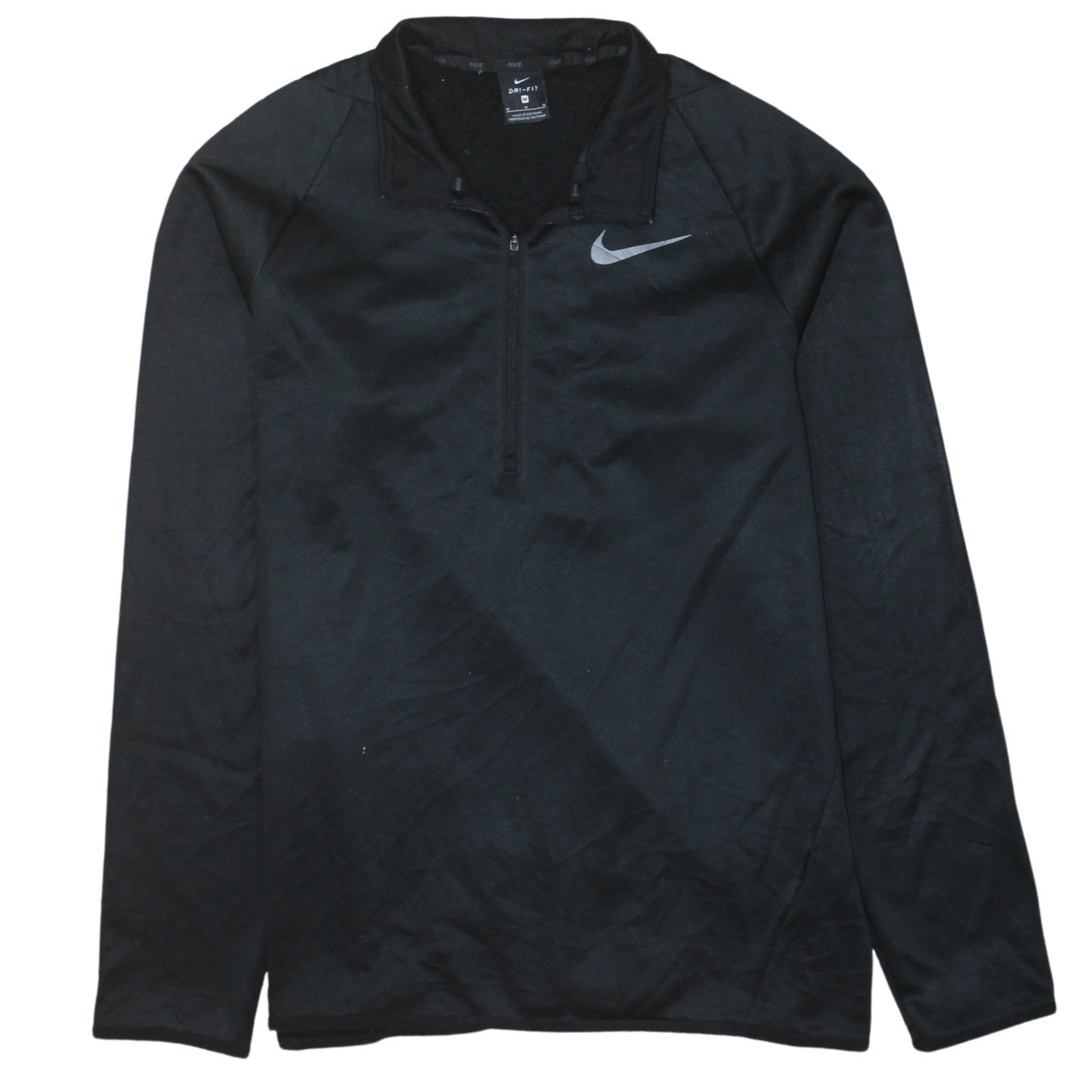 Nike Dri-Fit Men's Black M 1/4 Zip Pullover Sweatshirt