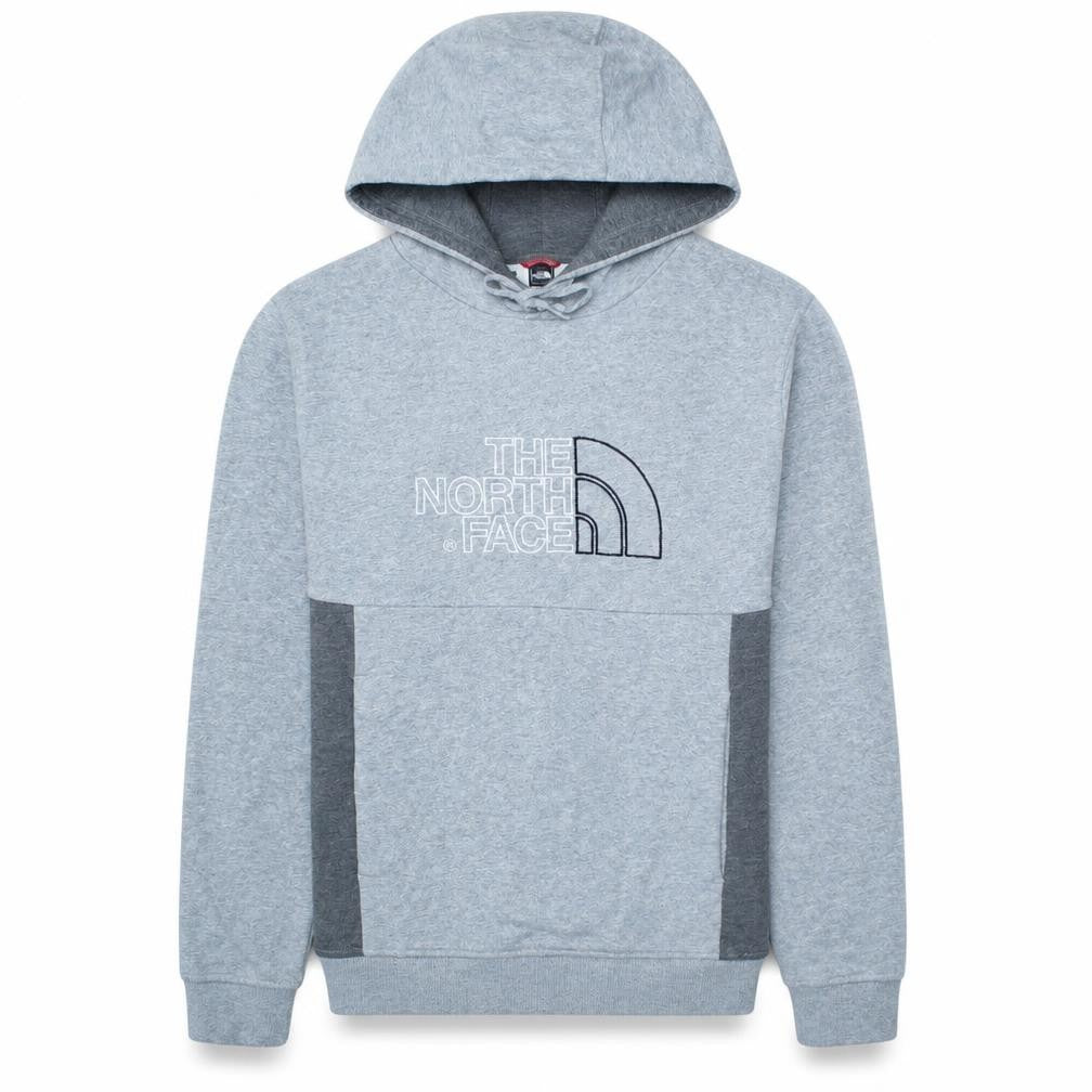 The North Face Men’s Grey Pullover Hoodie L Outdoor Fleece