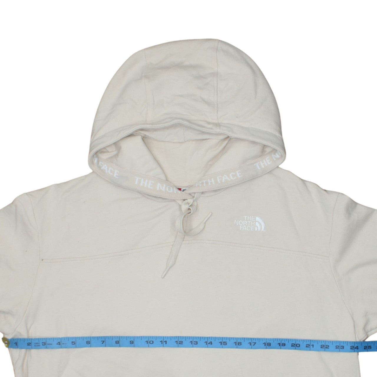 The North Face Womens Beige XL Pullover Hoodie 100% Cotton Casual