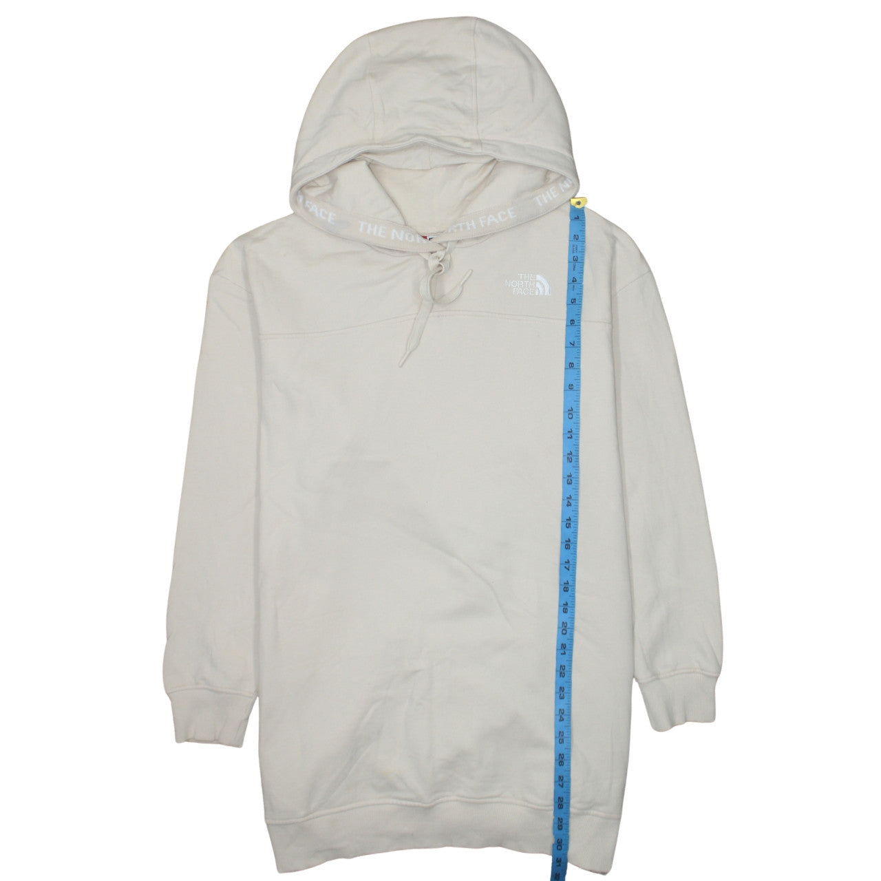 The North Face Womens Beige XL Pullover Hoodie 100% Cotton Casual