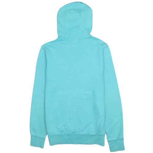Nike Womens Aqua Blue Pullover Hoodie XS Relaxed Fit Casual