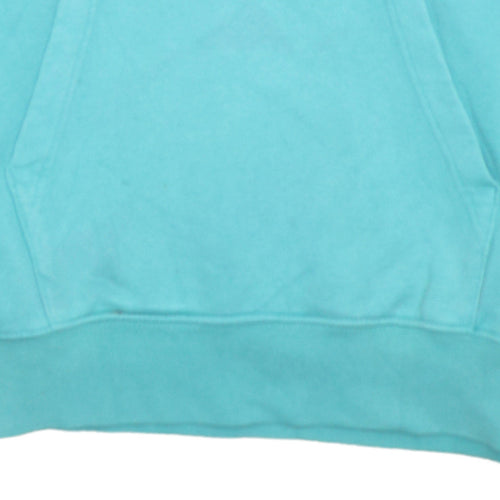 Nike Womens Aqua Blue Pullover Hoodie XS Relaxed Fit Casual