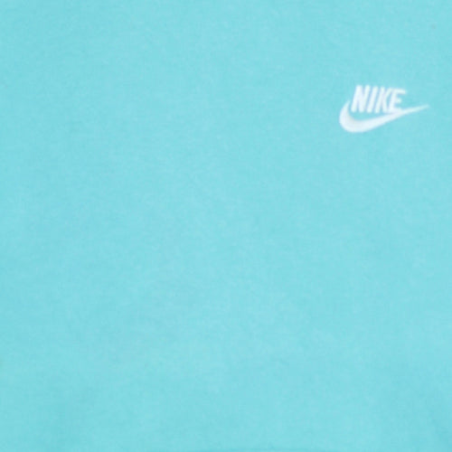 Nike Womens Aqua Blue Pullover Hoodie XS Relaxed Fit Casual