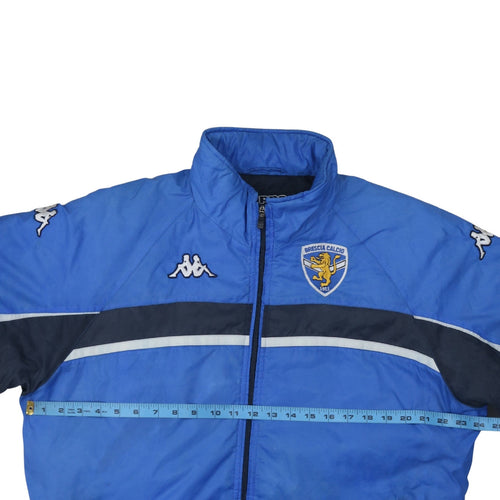 Kappa Mens Blue Large Brescia Calcio Track Jacket Football Style