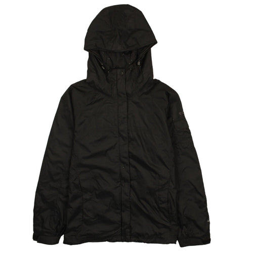 Columbia Women's Black Hooded Waterproof Jacket Size S Outdoor Rain Coat