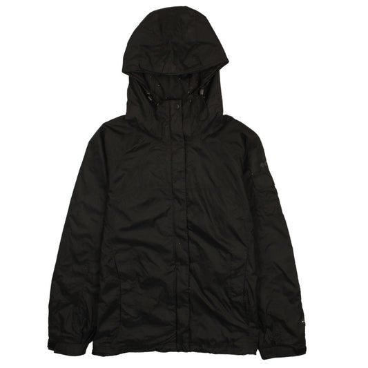Columbia Women's Black Hooded Waterproof Jacket Size S Outdoor Rain Coat