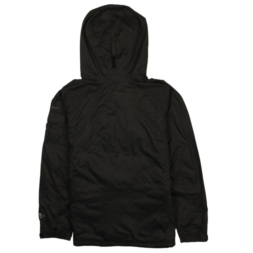 Columbia Women's Black Hooded Waterproof Jacket Size S Outdoor Rain Coat