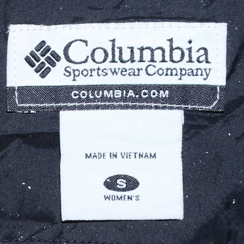 Columbia Women's Black Hooded Waterproof Jacket Size S Outdoor Rain Coat