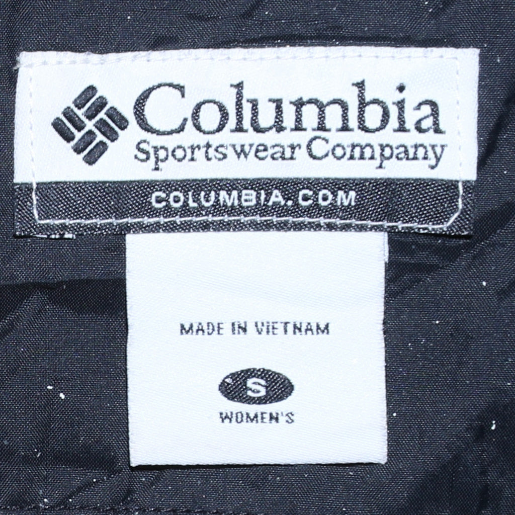 Columbia Women's Black Hooded Waterproof Jacket Size S Outdoor Rain Coat
