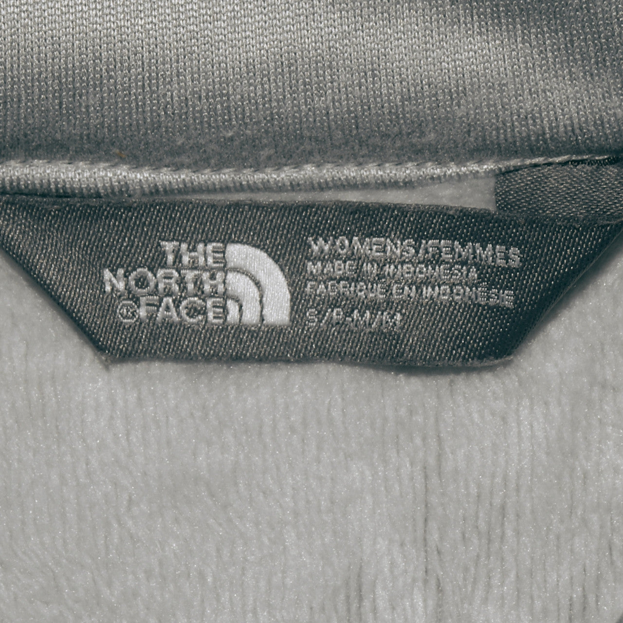 The North Face Womens Beige Pullover Sweatshirt Size S High Neck Fleece Lined