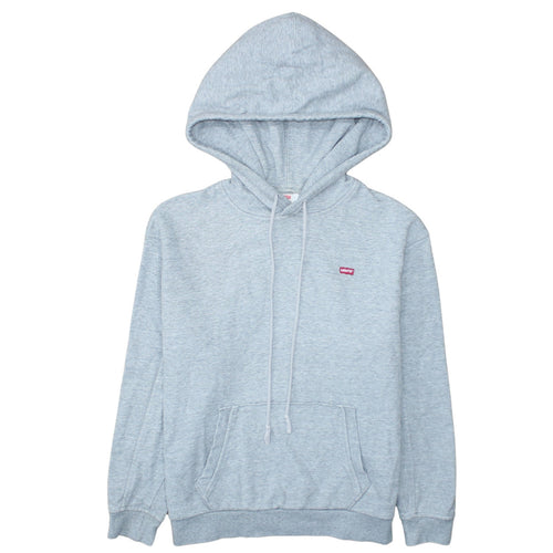 Levi's Men's Grey XS Pullover Hoodie with Logo Detail