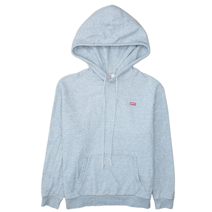 Levi's Men's Grey XS Pullover Hoodie with Logo Detail